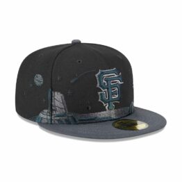 New Era 59Fifty San Francisco Giants Planetary Fitted Hat Black