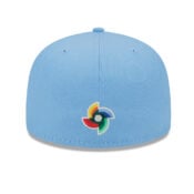 New Era 59Fifty World Baseball Classic 2023 Argentina On Field Fitted Hat Light Blue White Back