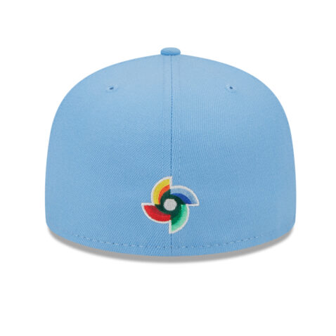 New Era 59Fifty World Baseball Classic 2023 Argentina On Field Fitted Hat Light Blue White Back
