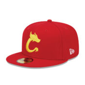 New Era 59Fifty World Baseball Classic 2023 China On Field Fitted Hat Red Gold Yellow