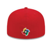 New Era 59Fifty World Baseball Classic 2023 China On Field Fitted Hat Red Gold Yellow Back