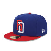 New Era 59Fifty World Baseball Classic 2023 Dominican Republic On Field Fitted Hat Blue Red