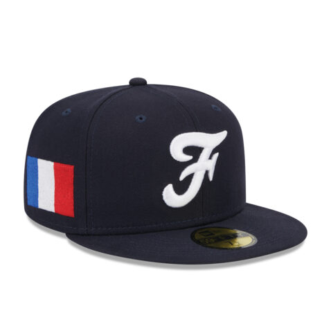 New Era 59Fifty World Baseball Classic 2023 France On Field Fitted Hat Black Right Front