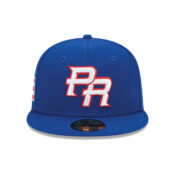 New Era 59Fifty World Baseball Classic 2023 Puerto Rico On Field Fitted Hat Blue Front