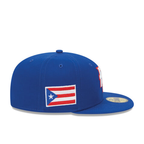 New Era 59Fifty World Baseball Classic 2023 Puerto Rico On Field Fitted Hat Blue Right