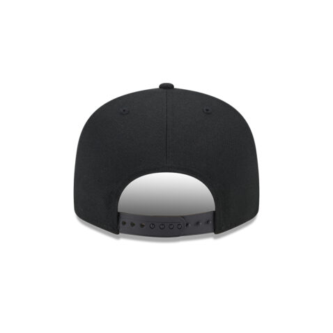 New Era 9Ffity Brooklyn Nets Logo Blend Quickturn Collection Snapback Hat Black Back