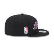 New Era 9Ffity Los Angeles Lakers Logo Blend Quickturn Collection Snapback Hat Black Right