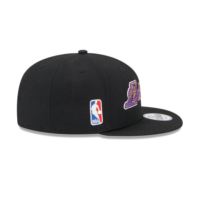 New Era 9Ffity Los Angeles Lakers Logo Blend Quickturn Collection Snapback Hat Black Right New Era 9Ffity Los Angeles Lakers Logo Blend Quickturn Collection Snapback Hat Black Right