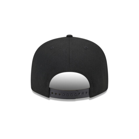 New Era 9Ffity Miami Heat Logo Blend Quickturn Collection Snapback Hat Black back