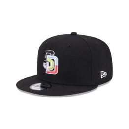 New Era 9Fifty San Diego Padres Color Pack Multi Snapback Hat Black