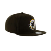 New Era 9Fifty San Diego Padres Friar Snapback Hat Brown Gold Right Front