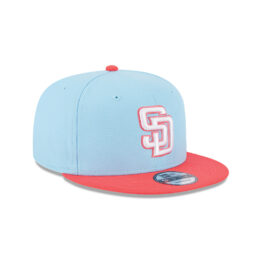New Era 9Fifty San Diego Padres Two Tone Color Pack Fitted Hat Blue Pink