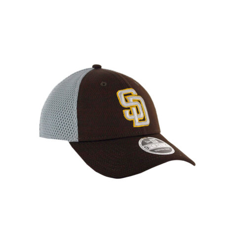 New Era 9Forty San Diego Padres Padres Outline Snapback Hat Official Team Colors Right Side