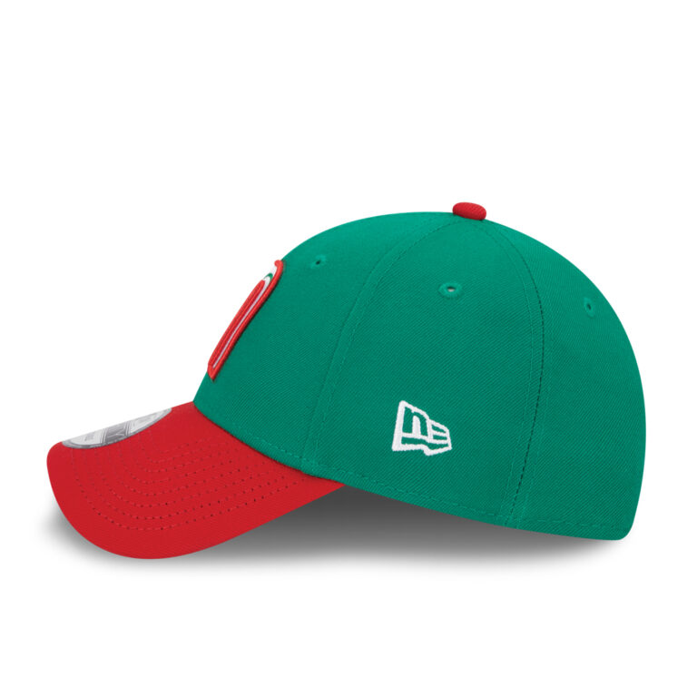 New Era 9Forty World Baseball Classic 2023 Mexico On Field Snapback Hat Kelly Green Scarlet Red Left New Era 9Forty World Baseball Classic 2023 Mexico On Field Snapback Hat Kelly Green Scarlet Red Left