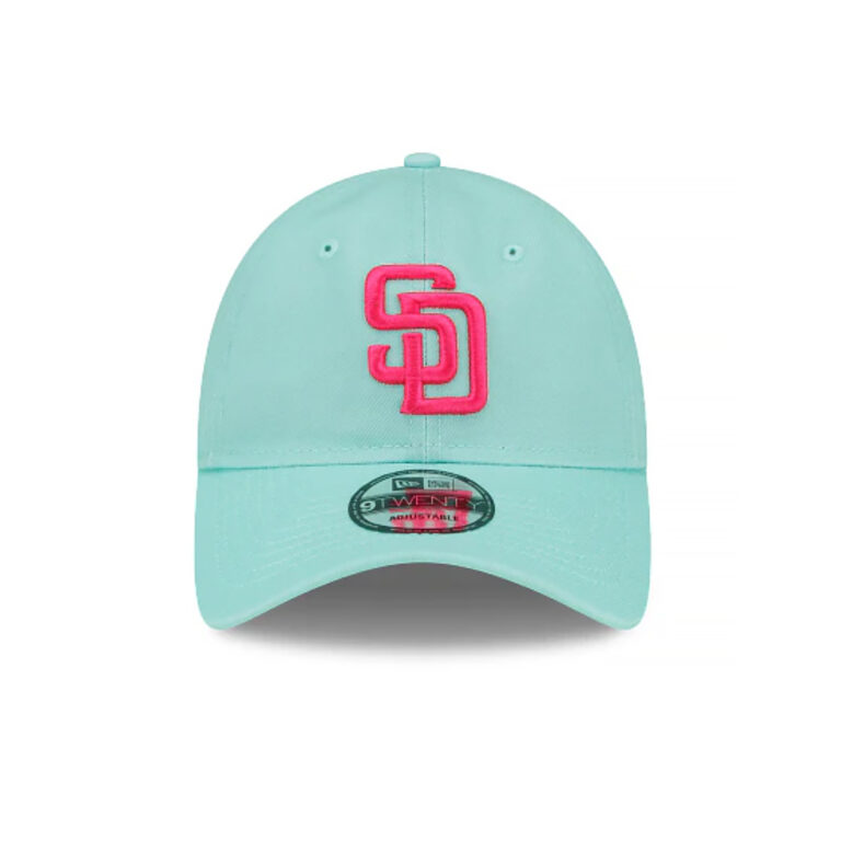 New Era 9Twenty San Diego Padres City Connect Strapback Hat Mint Front New Era 9Twenty San Diego Padres City Connect Strapback Hat Mint Front
