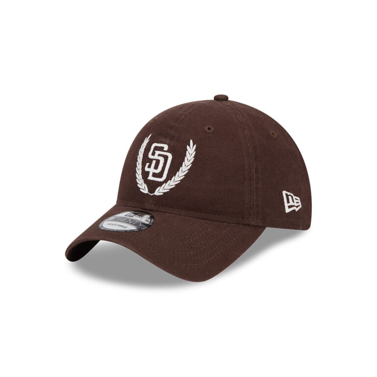 New Era 9Twenty San Diego Padres Leaves Snapback Hat Burnt Wood Brown