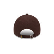 New Era 9Twenty San Diego Padres Leaves Snapback Hat Burnt Wood Brown Back