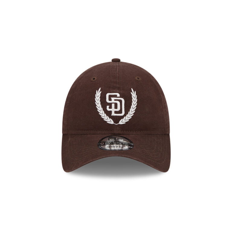 New Era 9Twenty San Diego Padres Leaves Snapback Hat Burnt Wood Brown Front New Era 9Twenty San Diego Padres Leaves Snapback Hat Burnt Wood Brown Front