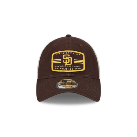 New Era 9Twenty San Diego Padres Property Snapback Hat Official Team Colors Front