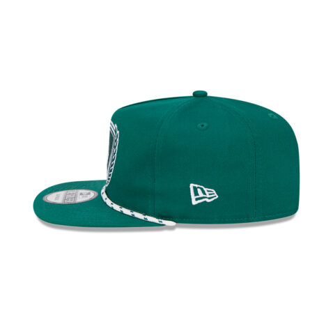 New Era Los Angeles Dodgers Golfer Snapback Hat Green Left