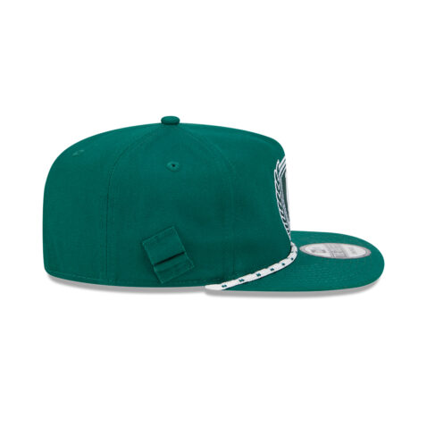 New Era Los Angeles Dodgers Golfer Snapback Hat Green Right