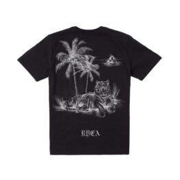 RVCA Tiger Beach x JeanJean Short Sleeve T-Shirt Black