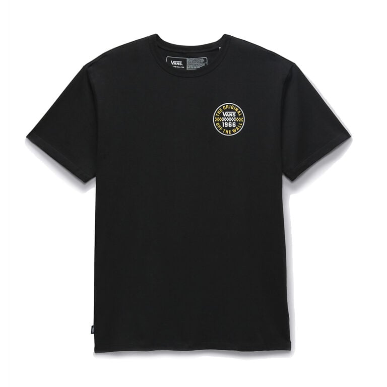 Vans Off The Wall Checker Circle Short Sleeve T-Shirt Black