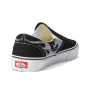 Vans Reflective Flame Slip-On Black back