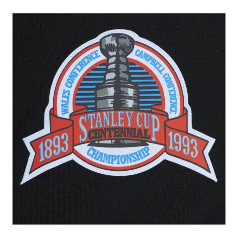 Mitchell & Ness Los Angeles Kings 1992 Wayne Gretzky Jersey Black Logo Close up