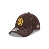 New Era 39thirty San Diego Padres Classic Stretch Fit Hat Dark Brown