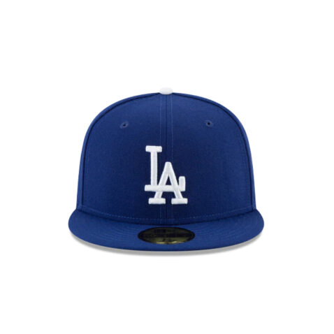 New Era 59Fifty Los Angeles Dodgers Jackie Robinson Fitted Hat Dark Royal Front