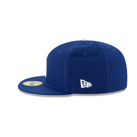 New Era 59Fifty Los Angeles Dodgers Jackie Robinson Fitted Hat Dark Royal Left
