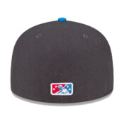 New Era 59Fifty San Antonio Missions Flying Chanclas Copa de la Diversion Fitted Hat Graphite Blue Back