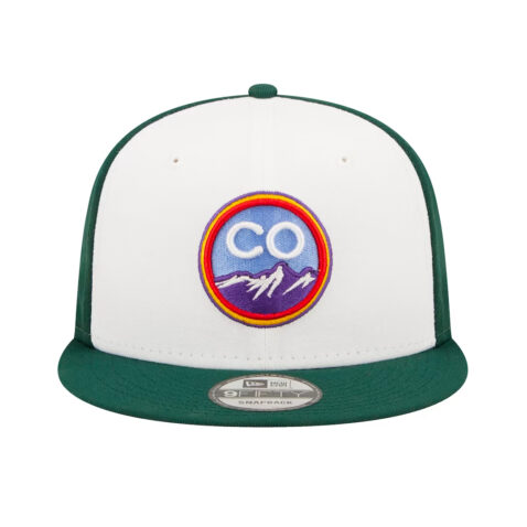 New Era 9Fifty Colorado Rockies City Connect Snapback Hat Green Front