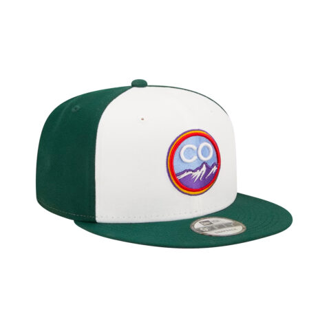 New Era 9Fifty Colorado Rockies City Connect Snapback Hat Green Right Front
