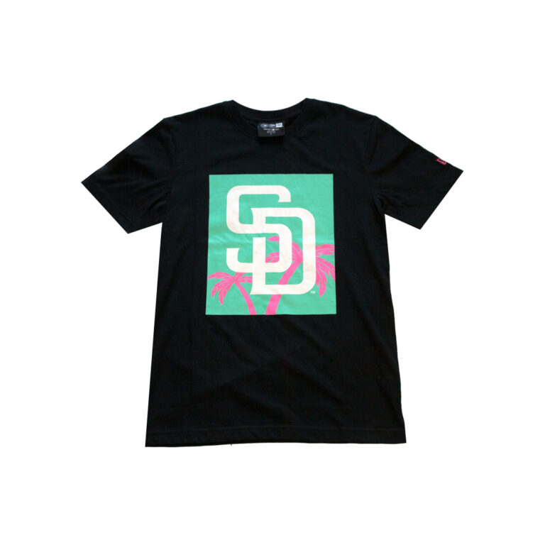 New Era San Diego Padres City Connect Black Short Sleeve T-Shirt Black