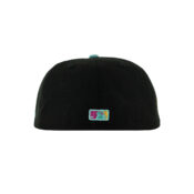 New Era x Billion Creation 59Fifty San Diego Padres BC Connect Nightlife Fitted Hat Black Beetroot Clear Mint 4