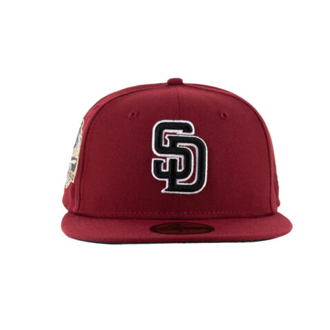New Era 59Fifty San Diego Padres Western Brick Red Black Fitted Hat 3