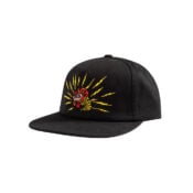 The Hundreds Flash Taz Snapback Hat Black