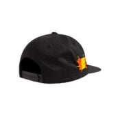 The Hundreds Flash Taz Snapback Hat Black back