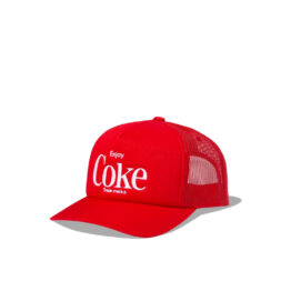 Brixton Coca-Cola Enjoy Trucker Snapback Hat Coke Red