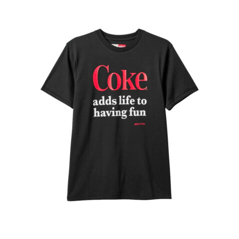 Brixton Coca-Cola Having Fun Short Sleeve T-Shirt Black