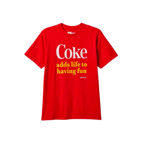 Brixton Coca-Cola Having Fun Short Sleeve T-Shirt Coke Red