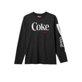 Brixton Coca-Cola Real Thing Long Sleeve T-Shirt Black