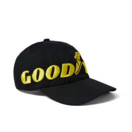 HUF X Goodyear Pit Crew 6 Panel Snapback Hat Black