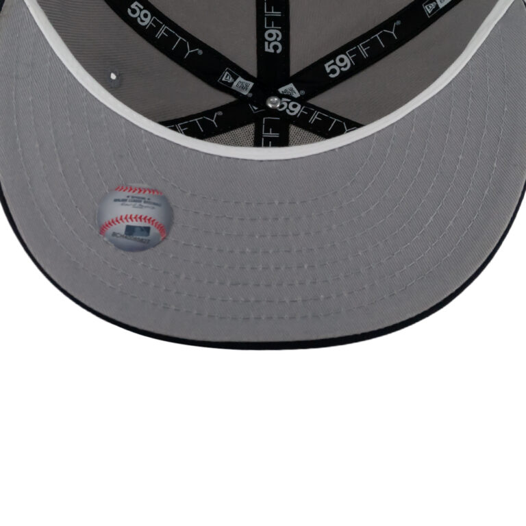 New Era x Billion Creation 59Fifty New York Yankees Twenty-Fourth Fitted Hat Gray Dark Navy Blue 4 New Era x Billion Creation 59Fifty New York Yankees Twenty-Fourth Fitted Hat Gray Dark Navy Blue 4