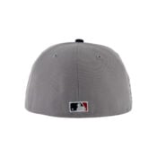 New Era x Billion Creation 59Fifty New York Yankees Twenty-Fourth Fitted Hat Gray Dark Navy Blue 4