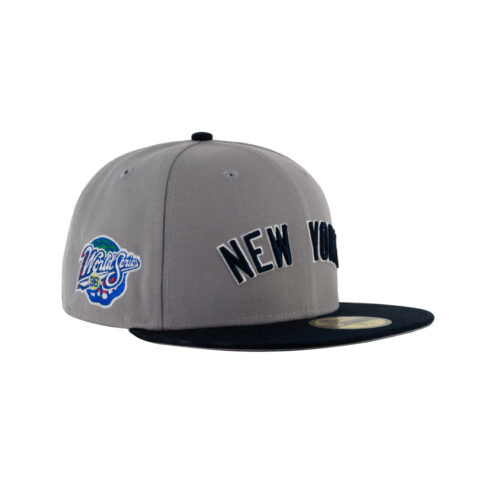 New Era x Billion Creation 59Fifty New York Yankees Twenty-Fourth Fitted Hat Gray Dark Navy Blue 3