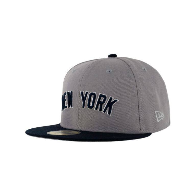 New Era x Billion Creation 59Fifty New York Yankees Twenty-Fourth Fitted Hat Gray Dark Navy Blue 1 New Era x Billion Creation 59Fifty New York Yankees Twenty-Fourth Fitted Hat Gray Dark Navy Blue 1