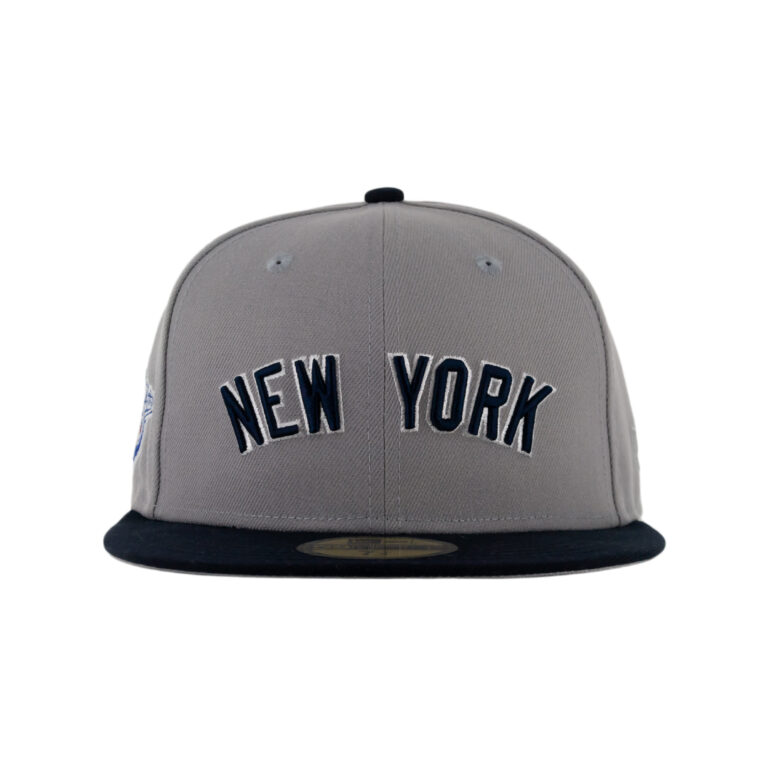 New Era x Billion Creation 59Fifty New York Yankees Twenty-Fourth Fitted Hat Gray Dark Navy Blue 2 New Era x Billion Creation 59Fifty New York Yankees Twenty-Fourth Fitted Hat Gray Dark Navy Blue 2
